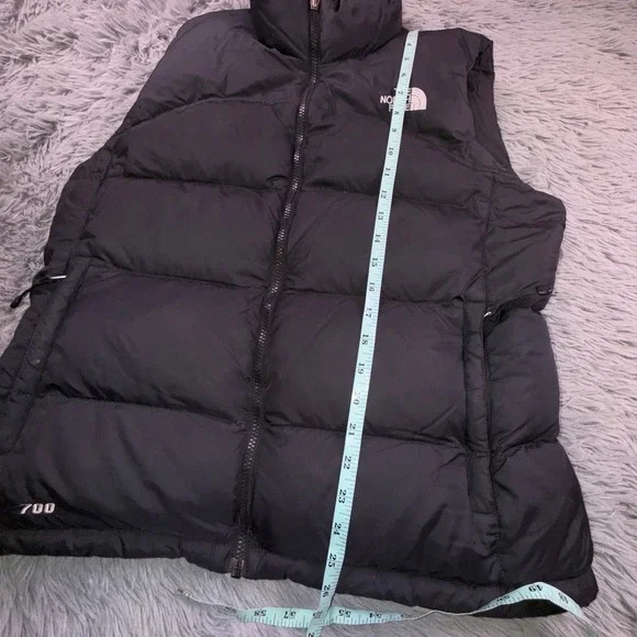The North Face 1996 Retro Nuptse 700 Fill Down Vest Women's Large Black Puffer - Picture 11 of 14